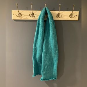 Blue Handmade Knitted Scarf
